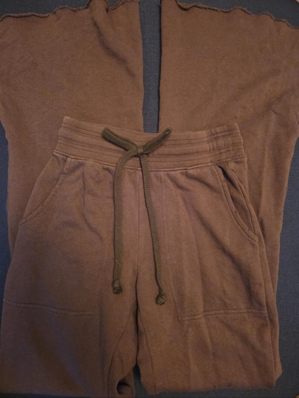 aerie Brown Drawstring Joggers